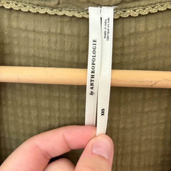 Anthropologie The Kallie Green Flowy Maxi Dress (Softened Sage) - Picture 3 of 4